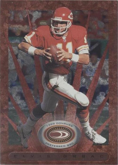 1999 Donruss Preferred QBC Elvis Grbac #18