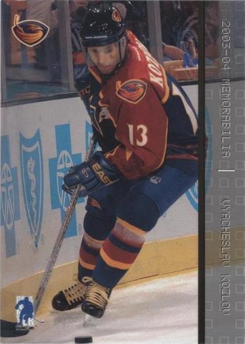 2003-04 In the Game Be A Player Memorabilia - Vyacheslav Kozlov #98