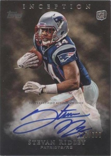 2011 Topps Inception Stevan Ridley #122