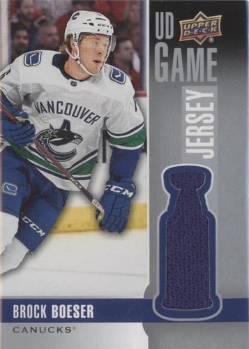 2019-20 Upper Deck - Brock Boeser #GJ-BB
