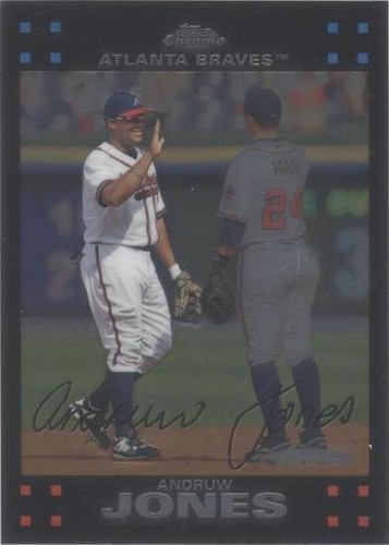 2007 Topps Chrome - Andruw Jones #211