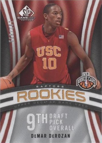 2009-10 SP Game Used - DeMar DeRozan #112