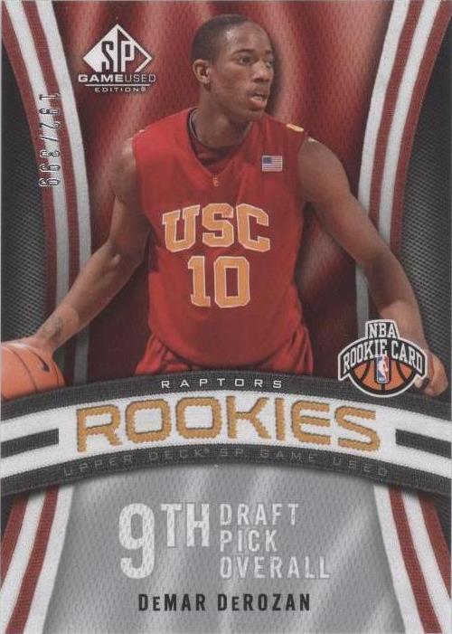 Juego usado SP 2009-10 - DeMar DeRozan #112
