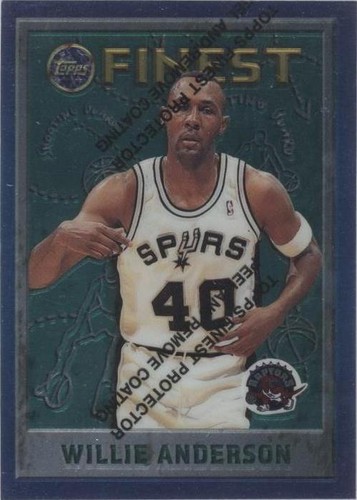 1995-96 Topps Finest - Willie Anderson #24