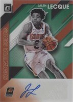 2019-20 Panini Donruss Optic - Jalen Lecque #SS-JLQ