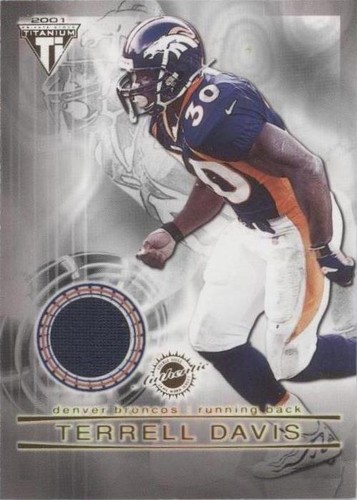 2001 Pacific Private Stock Titanium Brian Griese Terrell Davis #79