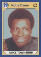 1990 Collegiate Collection University of Notre Dame Mike Townsend #51