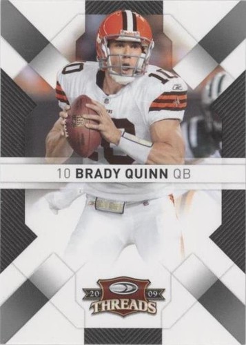 2009 Donruss Threads Brady Quinn #23