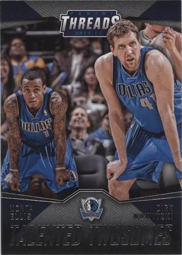 2014-15 Panini Threads - Monta Ellis/Dirk Nowitzki #7