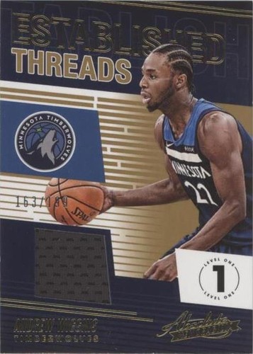 2018-19 Panini Absolute Memorabilia - Andrew Wiggins #ET-AWG