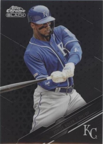 2020 Topps Chrome Black - Jorge Soler #54