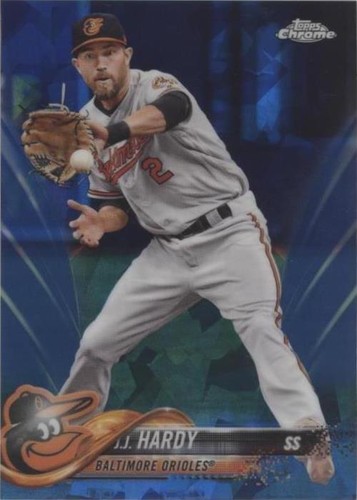2018 Topps Chrome Sapphire Edition - J.J. Hardy #437