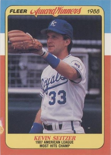 1988 Fleer Award Winners - Kevin Seitzer #37