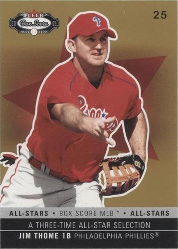 2003 Fleer Box Score - Jim Thome #170