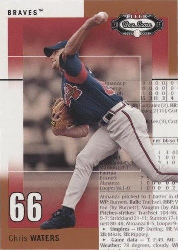 2003 Fleer Box Score - Chris Waters #145