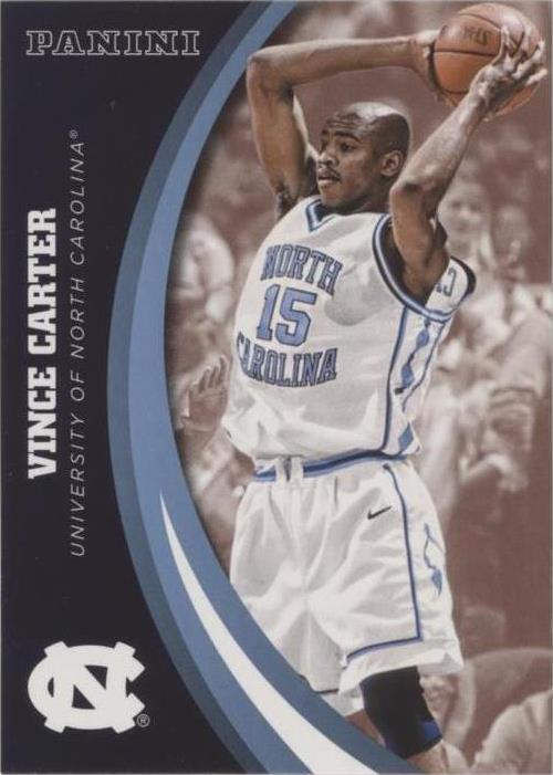 2016 Panini North Carolina смоляные каблуки - Винс Картер No18