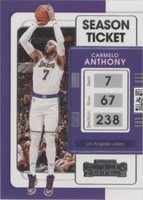 2021-22 Panini Contenders - Carmelo Anthony #82