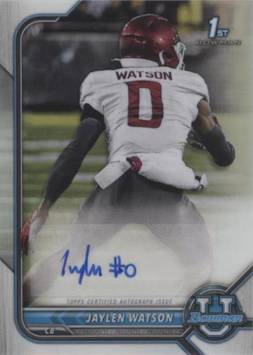 2021-22 Bowman University Jaylen Watson #BCPA-JWA