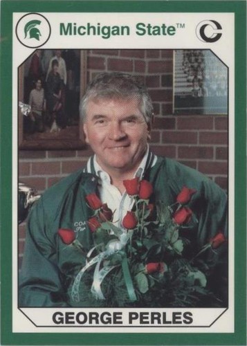 1990 Collegiate Collection Michigan State Spartans George Perles #39