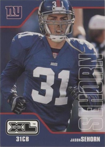 2002 Upper Deck XL Jason Sehorn #307
