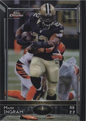 2015 Topps Chrome Mark Ingram #62