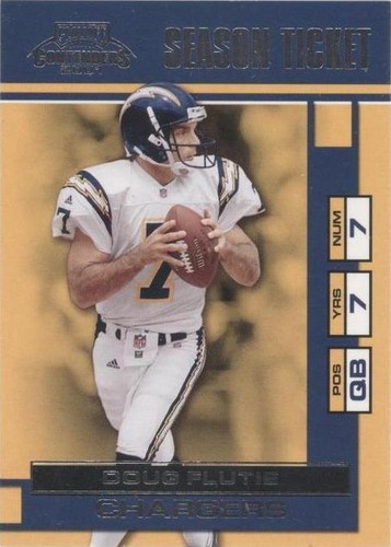 2001 Playoff Contenders Doug Flutie #77