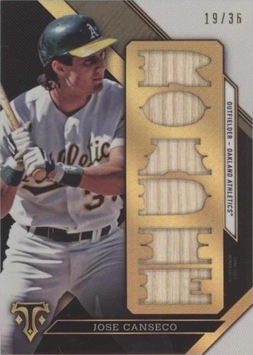 2016 Topps Triple Threads - Jose Canseco #TTR-JC1