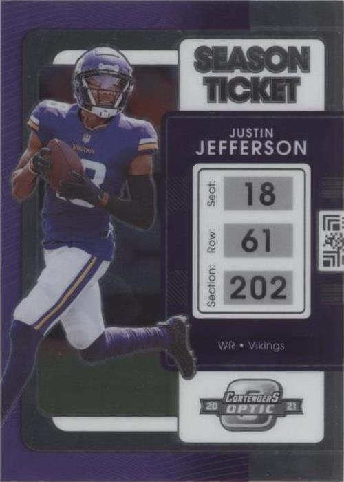 2021 Panini Contenders Optic Justin Jefferson #22