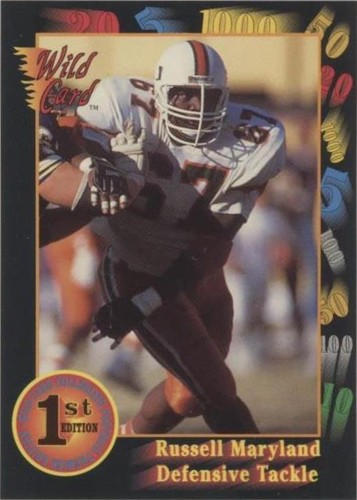 1991 Wild Card Draft Russell Maryland #15