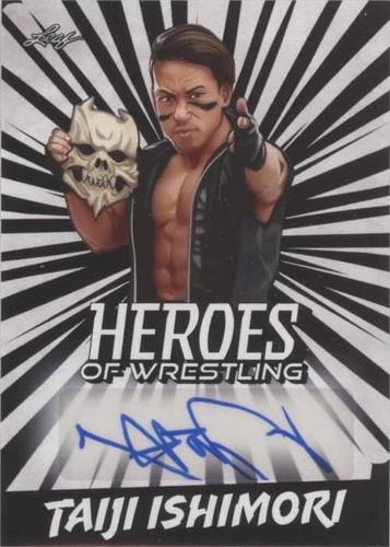 2023 Leaf Heroes of Wrestling - Taiji Ishimori #BA-TI1