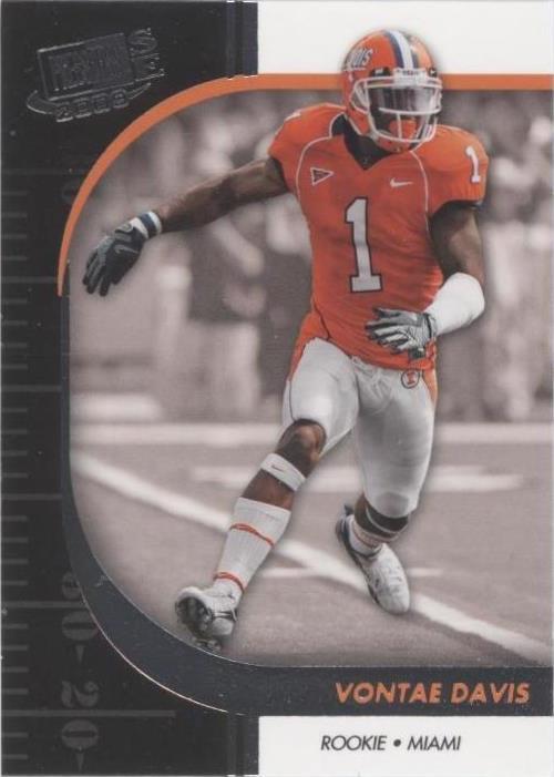 2009 Press Pass Signature Edition Vontae Davis #37