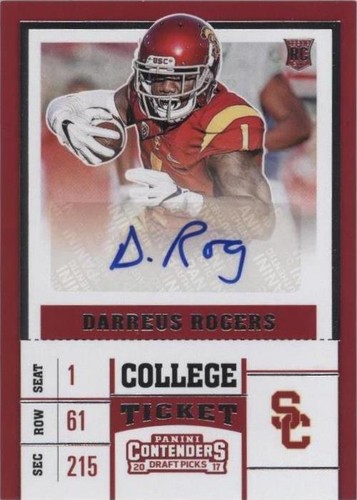 2017 Panini Contenders Draft Picks Darreus Rogers #146