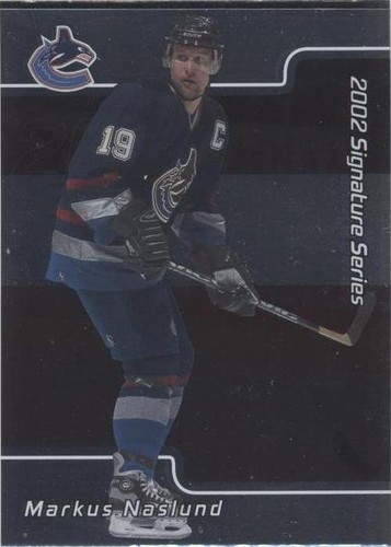 2001-02 In the Game Be A Player Signature Series - Markus Naslund #080