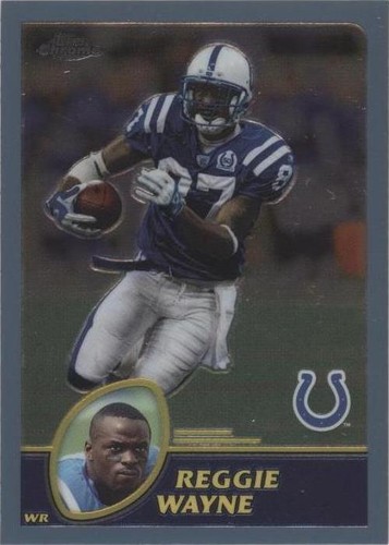 2003 Topps Chrome Reggie Wayne #90