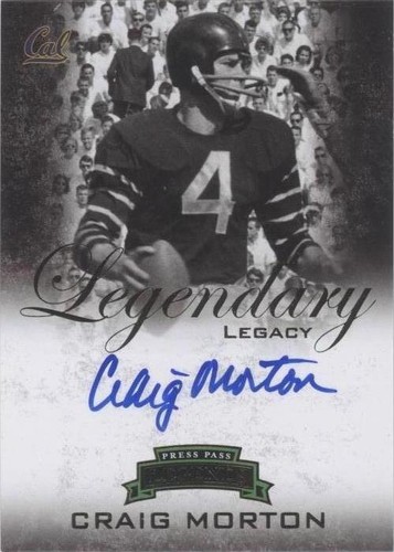 2008 Press Pass Legends Craig Morton #LL-CM