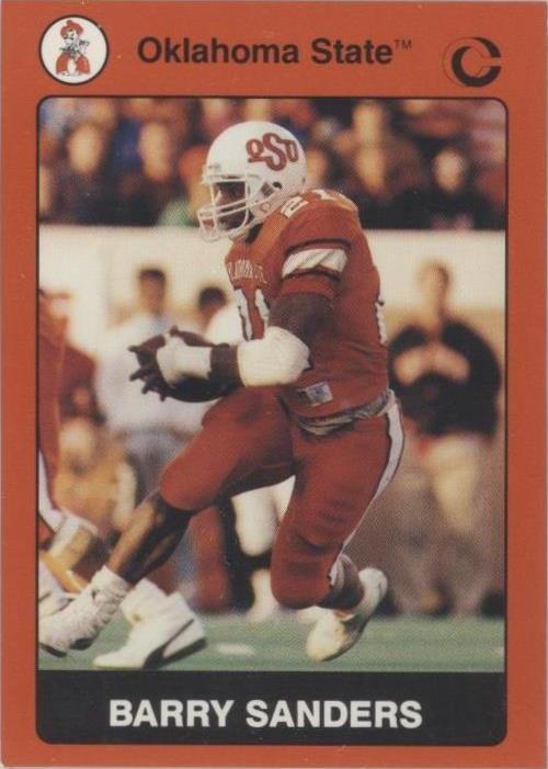 Colección Colegiata 1991 Oklahoma State University Cowboys Barry Sanders #2