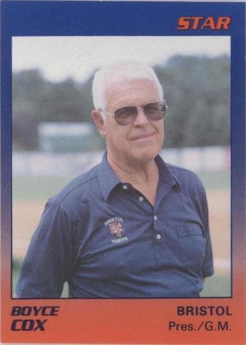 1989 Star Bristol Tigers - Boyce Cox #31