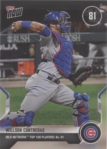 2021 Topps Now MLB Network Top 100 Players - Willson Contreras #T-81