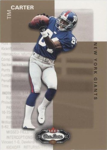 2002 Fleer Box Score Tim Carter #131