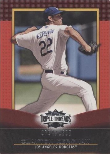 2011 Topps Triple Threads - Clayton Kershaw #28