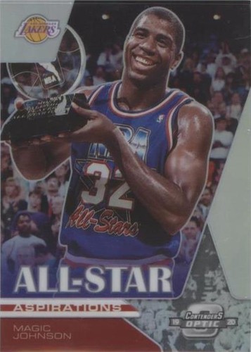 2019-20 Panini Optic Magic Johnson Express Lane Silver Holo