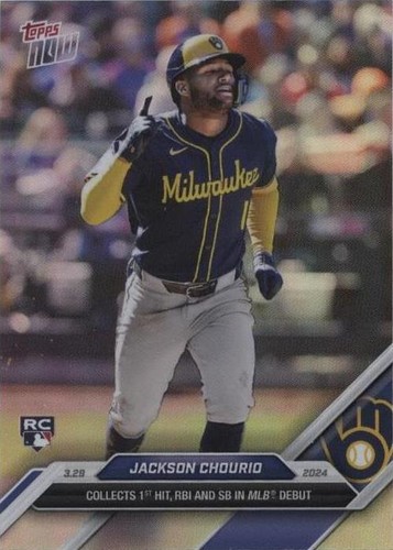 2024 Topps Now - Jackson Chourio #16SP
