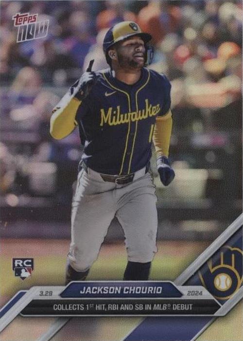 2024 Topps Now - Jackson Chourio #16SP