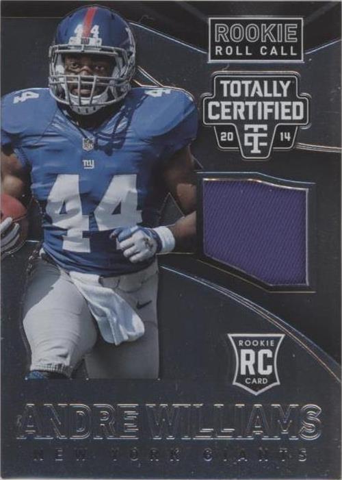 2014 Panini Totally Certified Andre Williams #RRC-AW