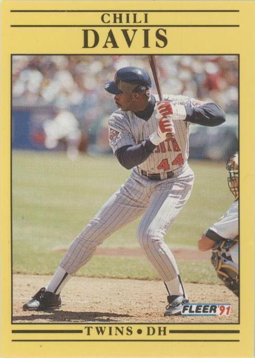 1991 Fleer 更新 - Chili Davis #U-36