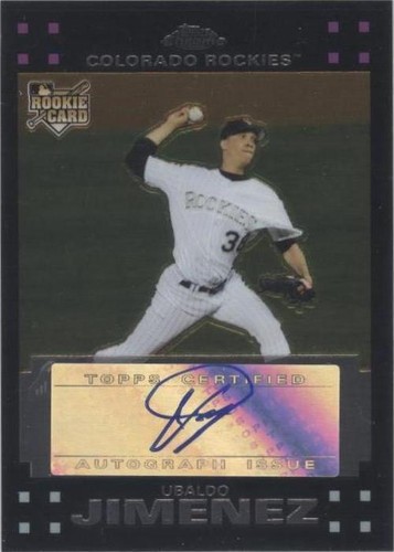 2007 Topps Chrome - Ubaldo Jimenez #349