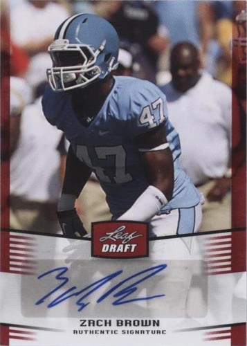 2012 Leaf Draft Zach Brown #ZB1