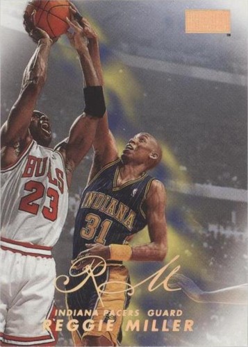 1998-99 Skybox Premium - Reggie Miller/Michael Jordan #67