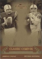 2006 Donruss Classics Johnny Unitas Peyton Manning #CC-10