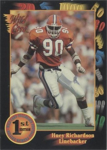 1991 Wild Card Draft Huey Richardson #123
